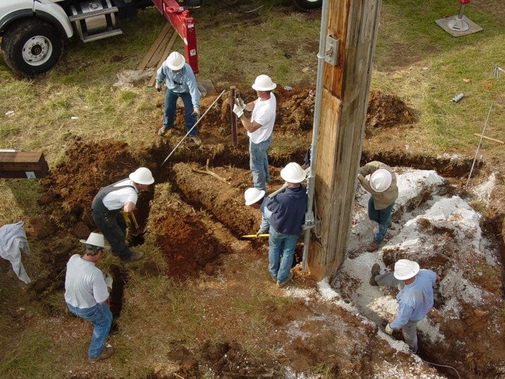 pole install